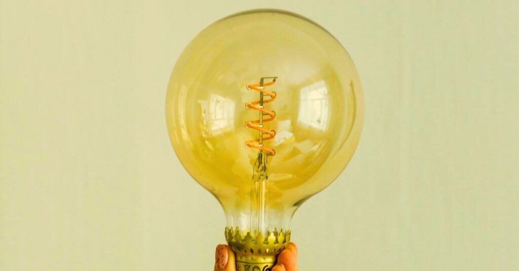 photo of light bulb